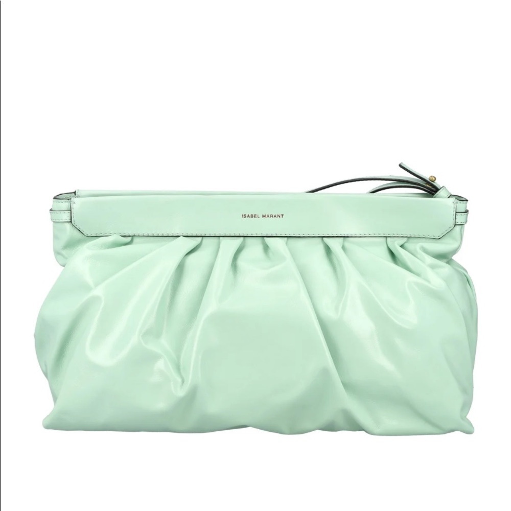 Isabel Marant Aqua Luz Zip Clutch